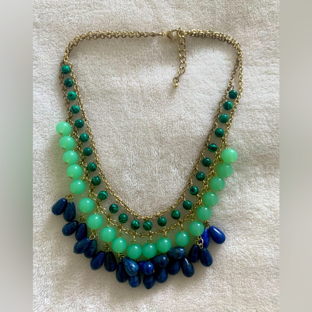 4 different necklaces.